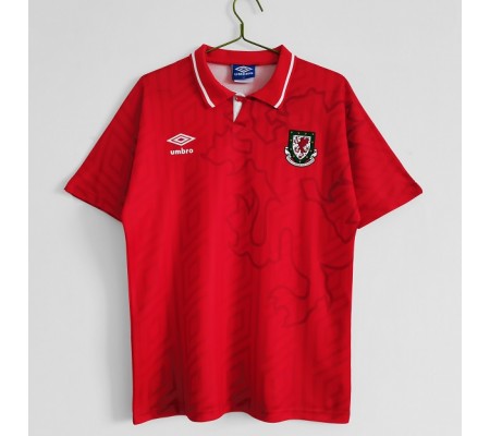 Wales 92/94 Home Soccer Jersey